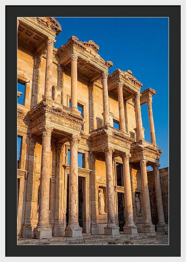 Library Of Celsus At Golden Hour
