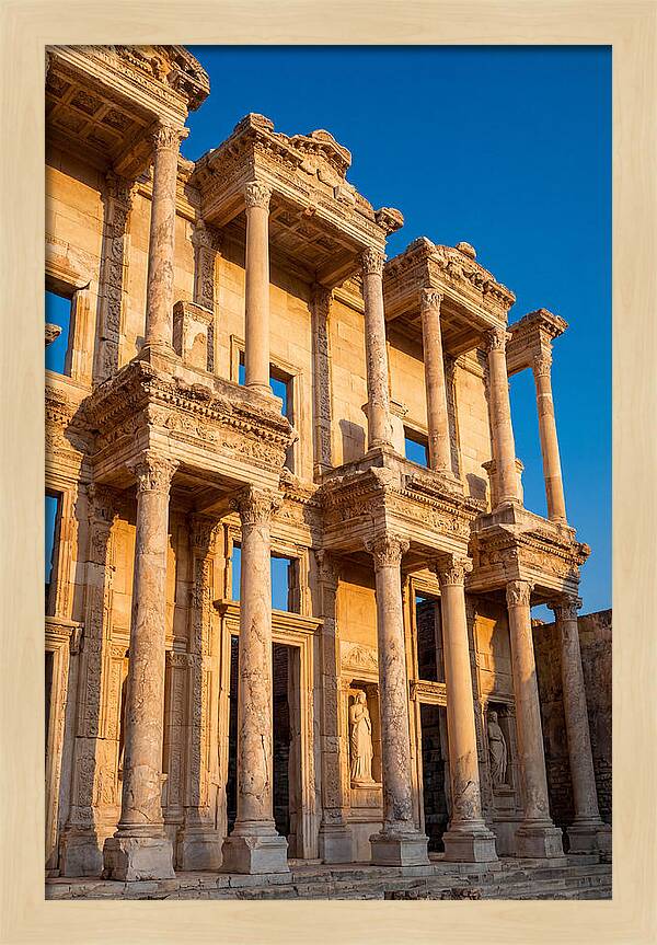Library Of Celsus At Golden Hour