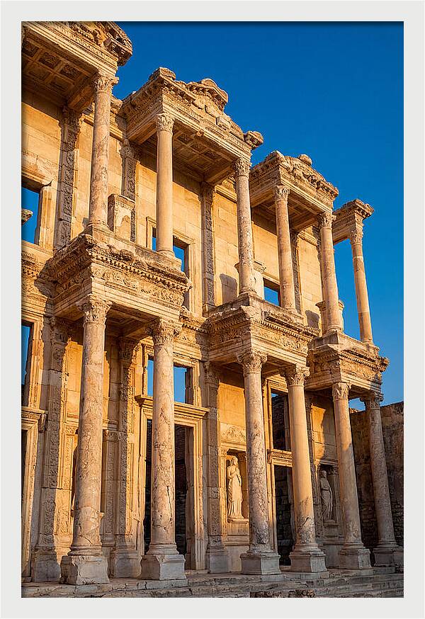 Library Of Celsus At Golden Hour