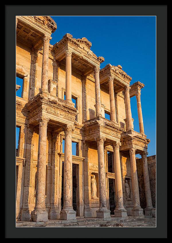 Library Of Celsus At Golden Hour