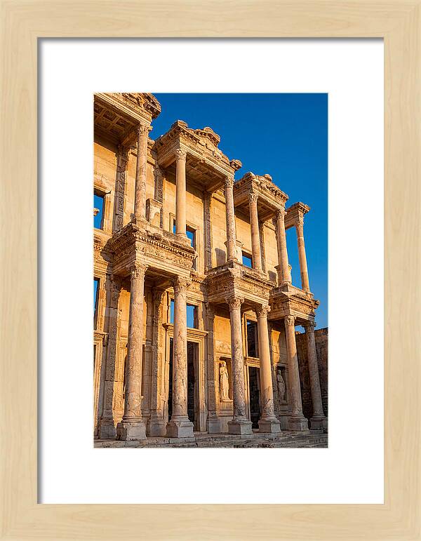 Library Of Celsus At Golden Hour