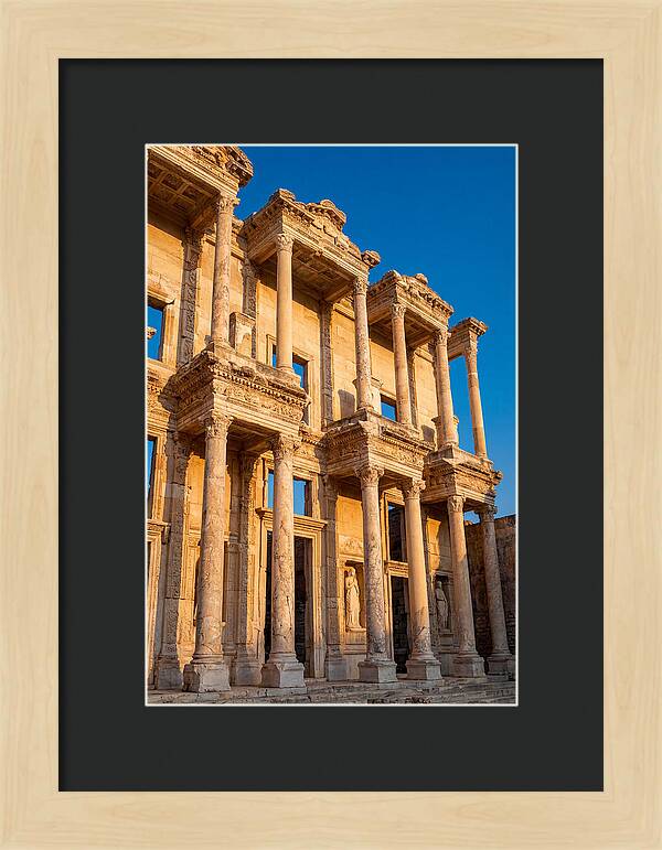 Library Of Celsus At Golden Hour