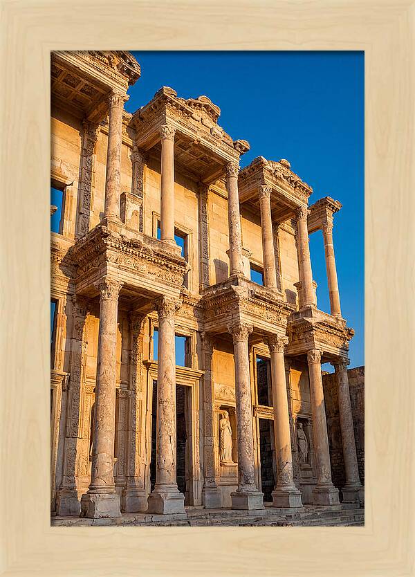 Library Of Celsus At Golden Hour