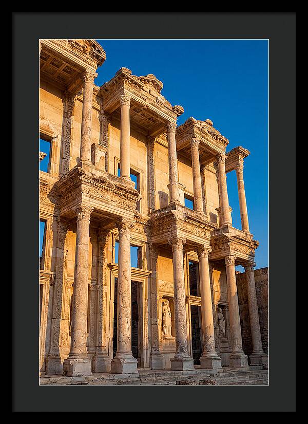 Library Of Celsus At Golden Hour