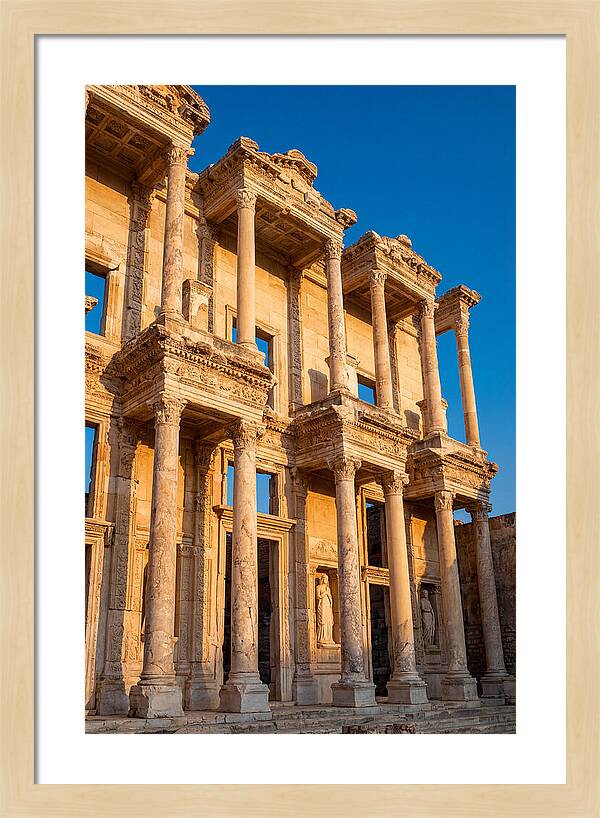 Library Of Celsus At Golden Hour