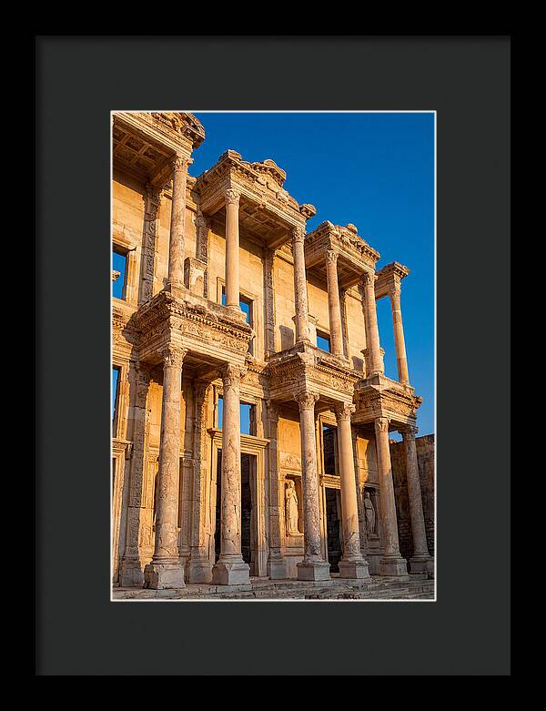 Library Of Celsus At Golden Hour