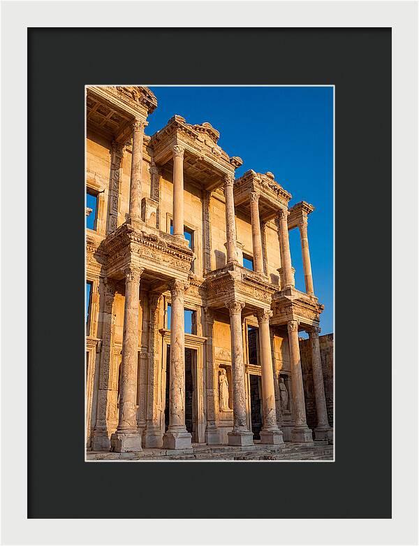 Library Of Celsus At Golden Hour