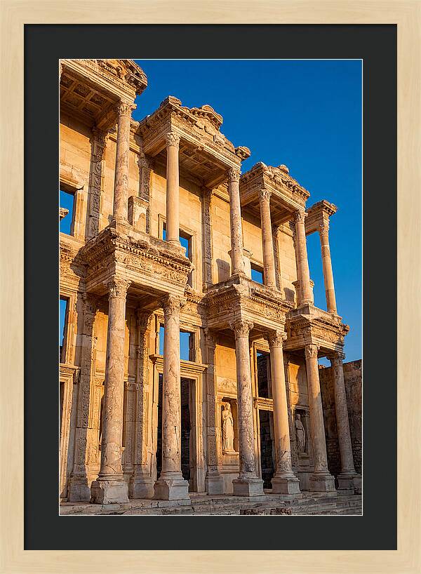 Library Of Celsus At Golden Hour