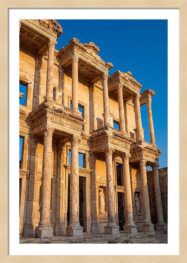 Library Of Celsus At Golden Hour