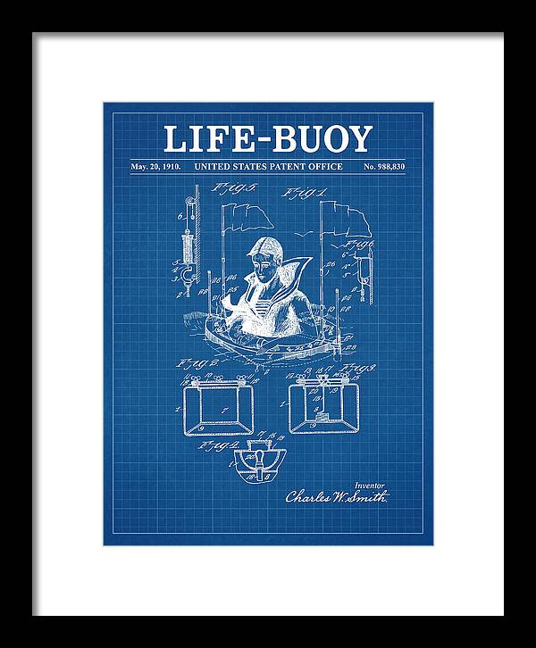 Life Buoy Blueprint Patent Us988830a