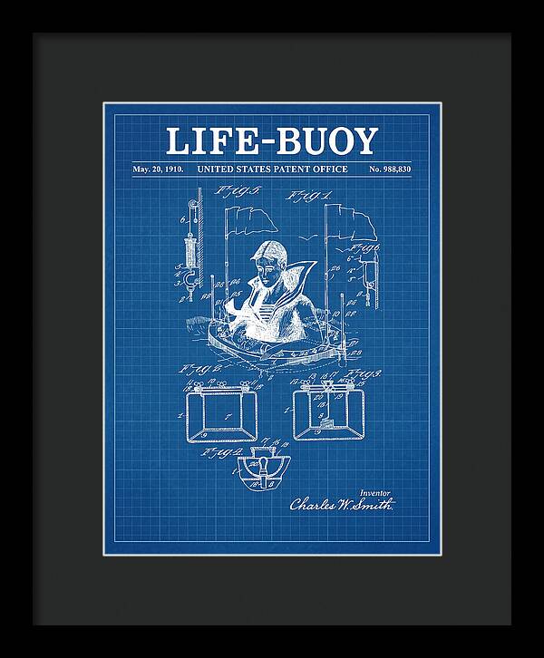 Life Buoy Blueprint Patent Us988830a