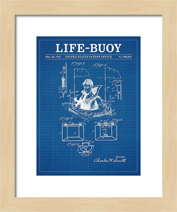 Life Buoy Blueprint Patent Us988830a