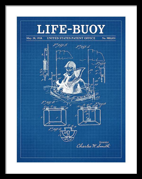 Life Buoy Blueprint Patent Us988830a