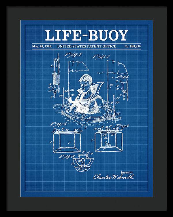 Life Buoy Blueprint Patent Us988830a