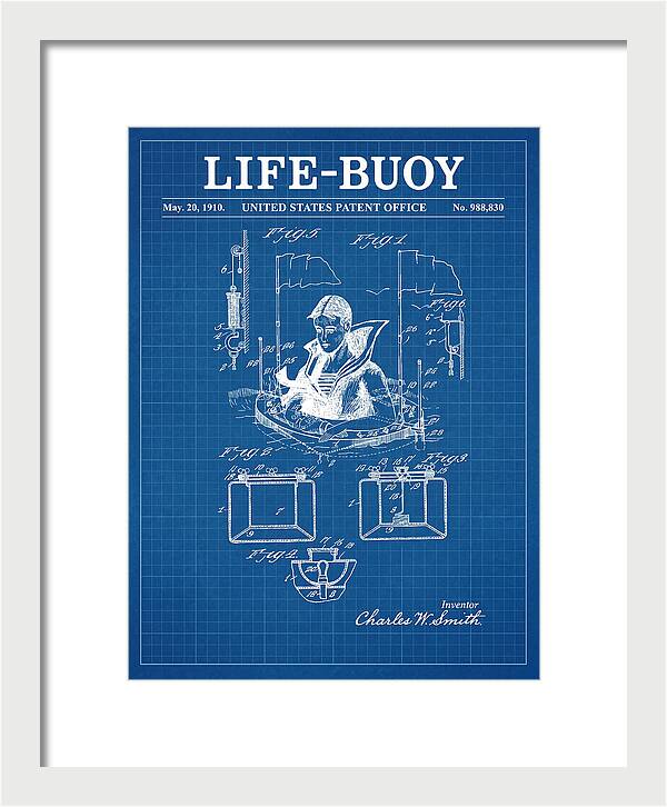 Life Buoy Blueprint Patent Us988830a