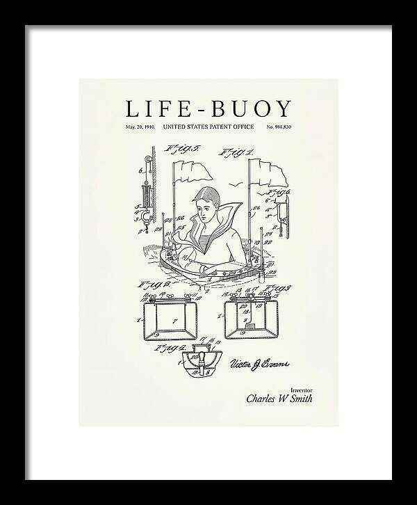 Life Buoy Minimalist Patent Us988830a