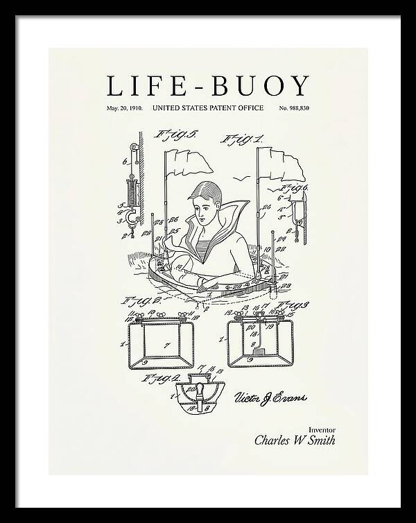Life Buoy Minimalist Patent Us988830a