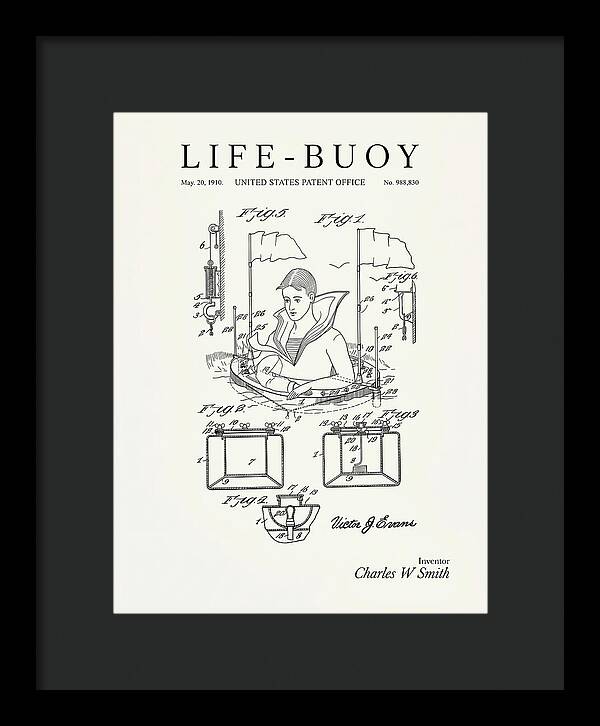 Life Buoy Minimalist Patent Us988830a