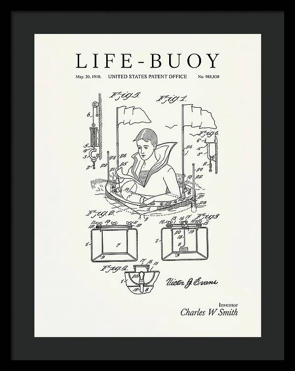 Life Buoy Minimalist Patent Us988830a