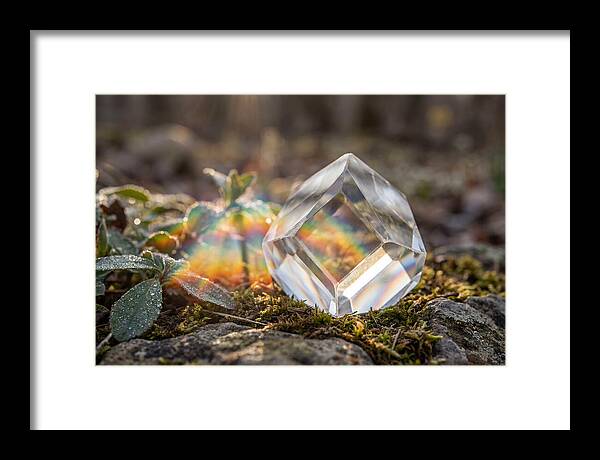 Light Refraction Through Crystal
