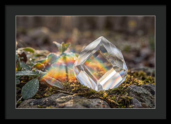 Light Refraction Through Crystal
