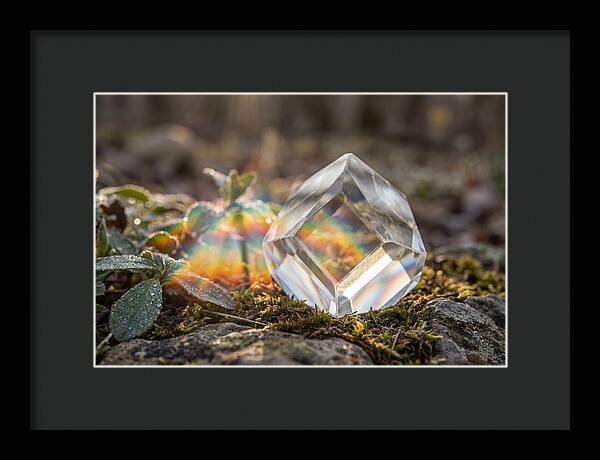 Light Refraction Through Crystal