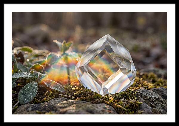 Light Refraction Through Crystal