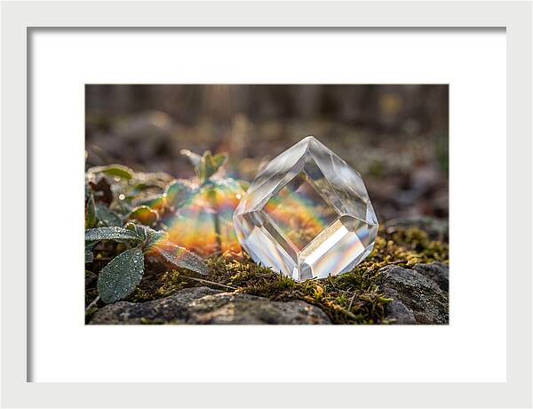Light Refraction Through Crystal