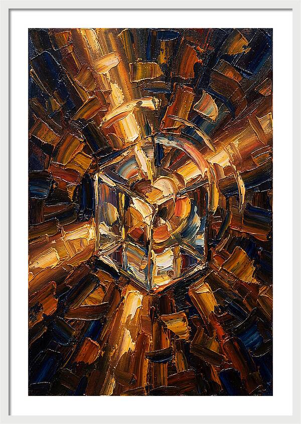 Light Refraction Through Crystal