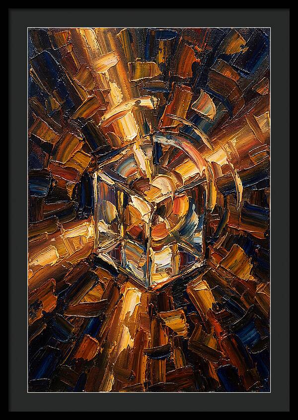 Light Refraction Through Crystal