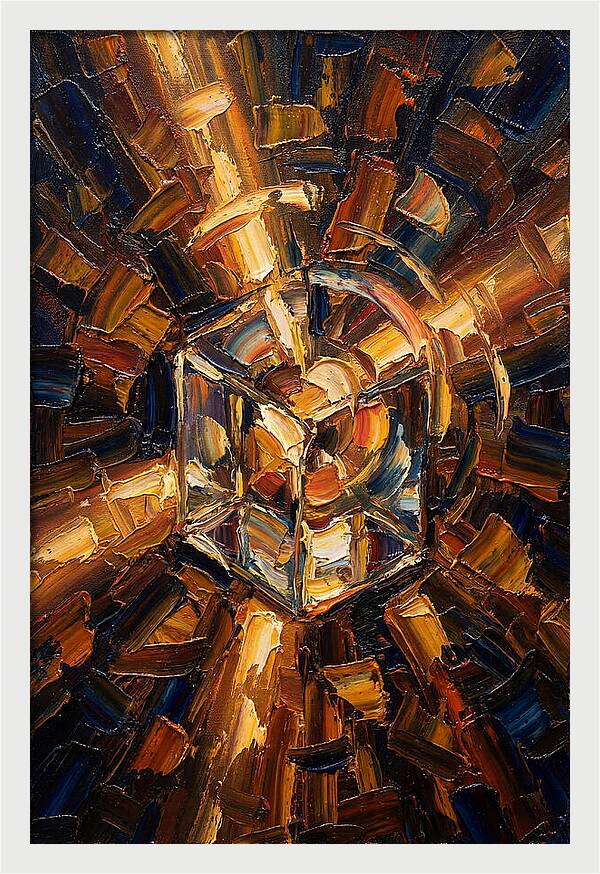 Light Refraction Through Crystal