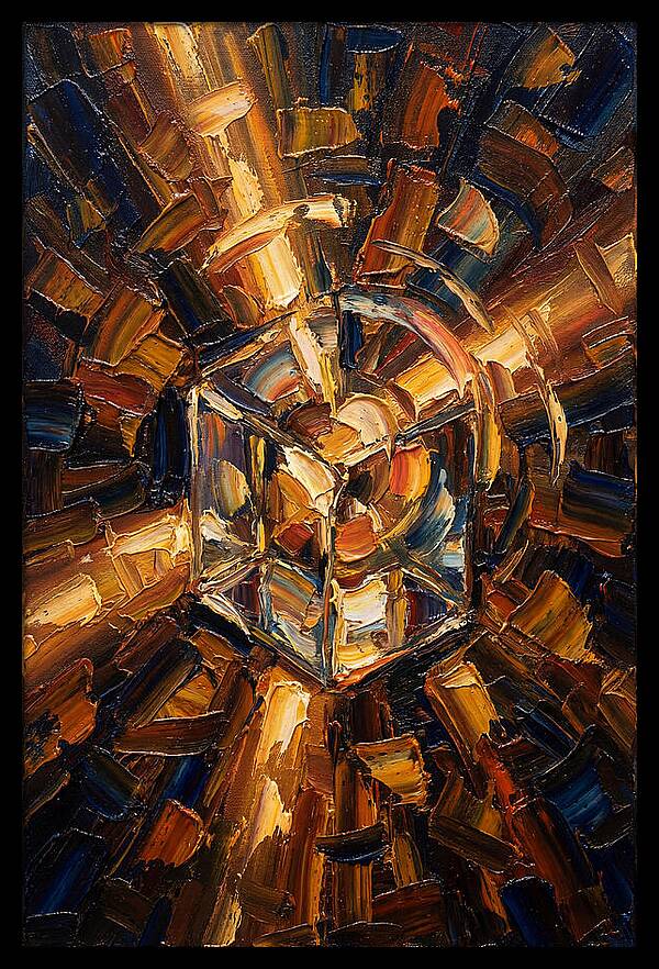 Light Refraction Through Crystal