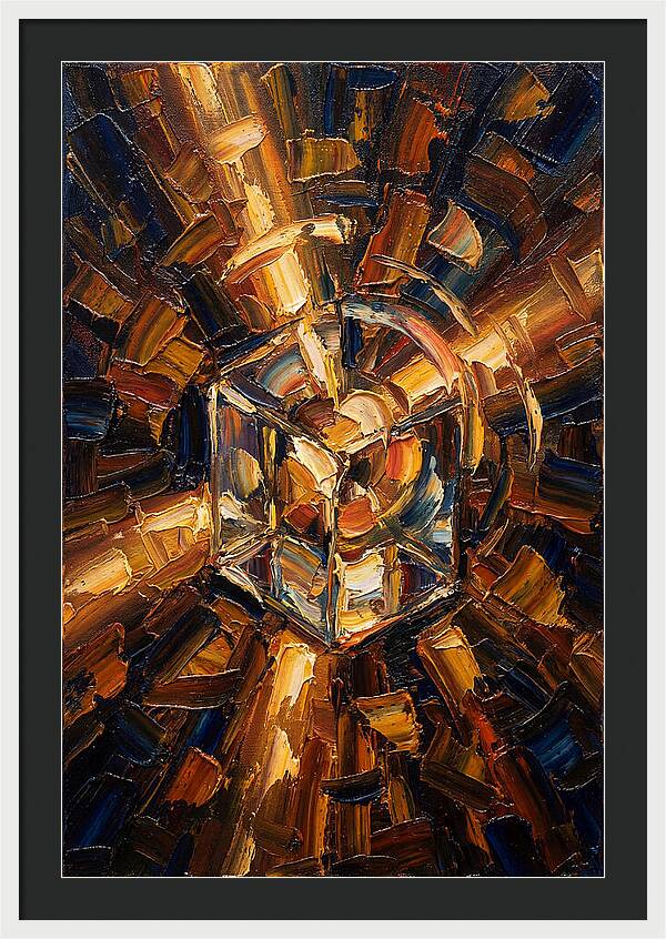 Light Refraction Through Crystal