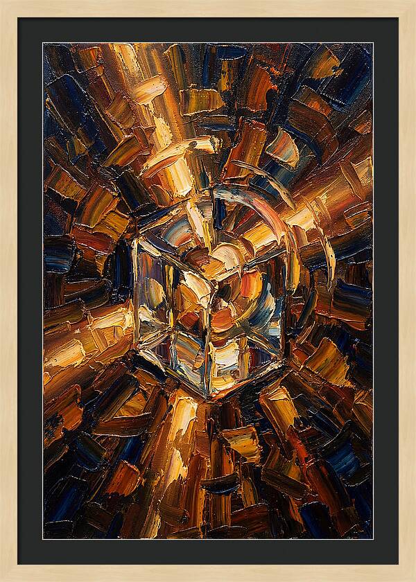 Light Refraction Through Crystal