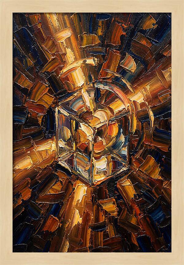 Light Refraction Through Crystal