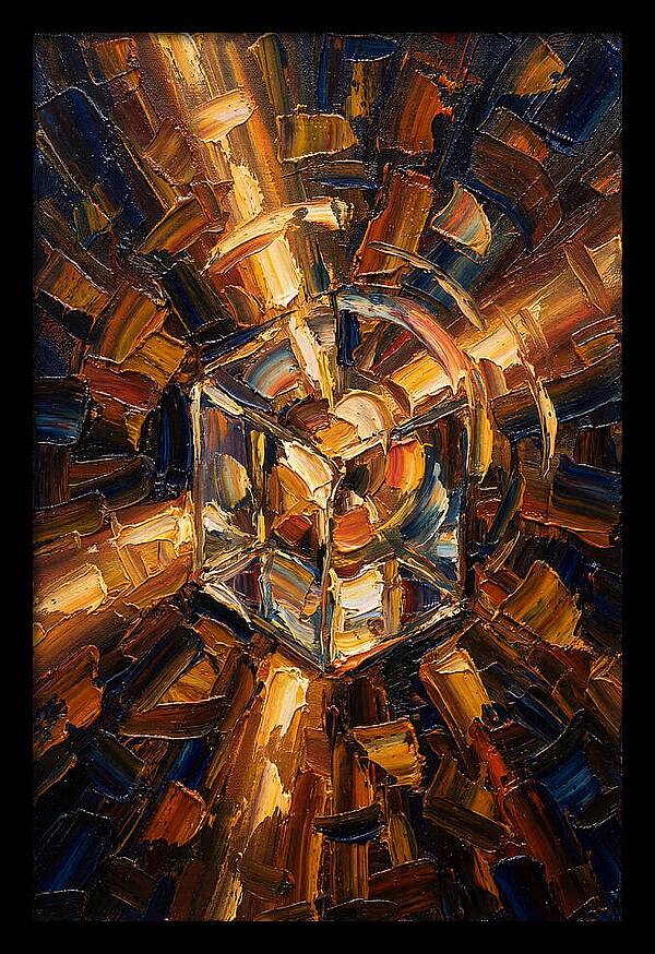 Light Refraction Through Crystal
