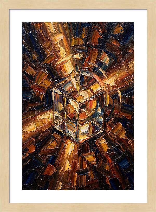 Light Refraction Through Crystal