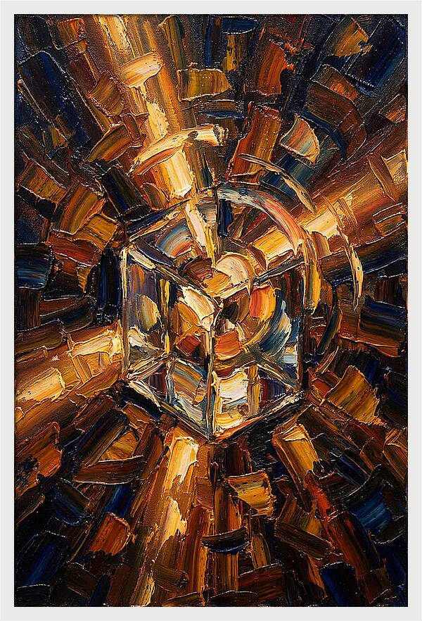 Light Refraction Through Crystal