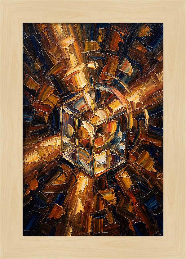 Light Refraction Through Crystal