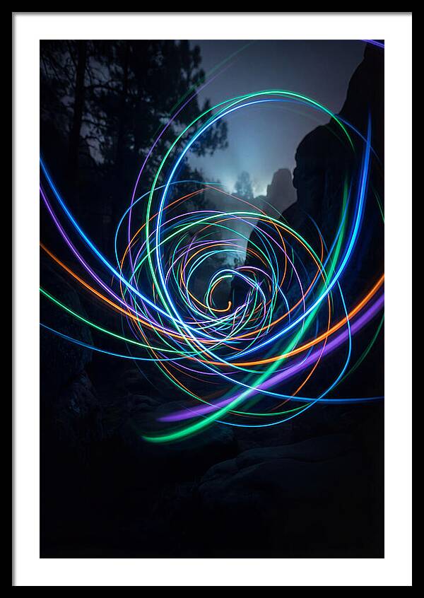 Light Trails In The Night