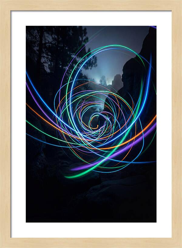 Light Trails In The Night