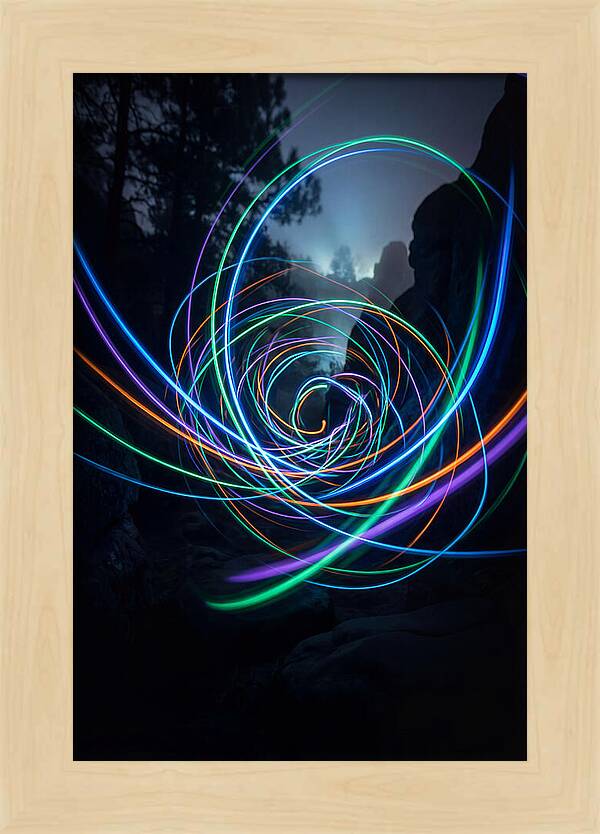Light Trails In The Night