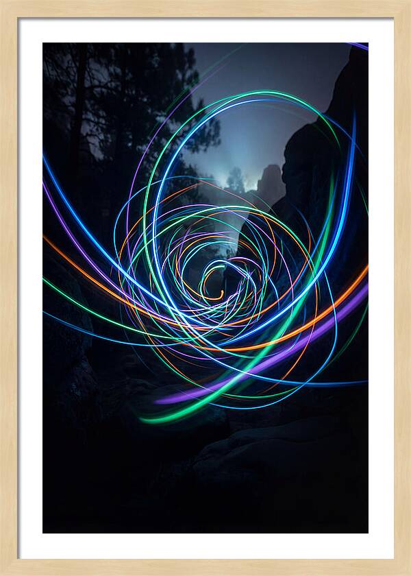 Light Trails In The Night