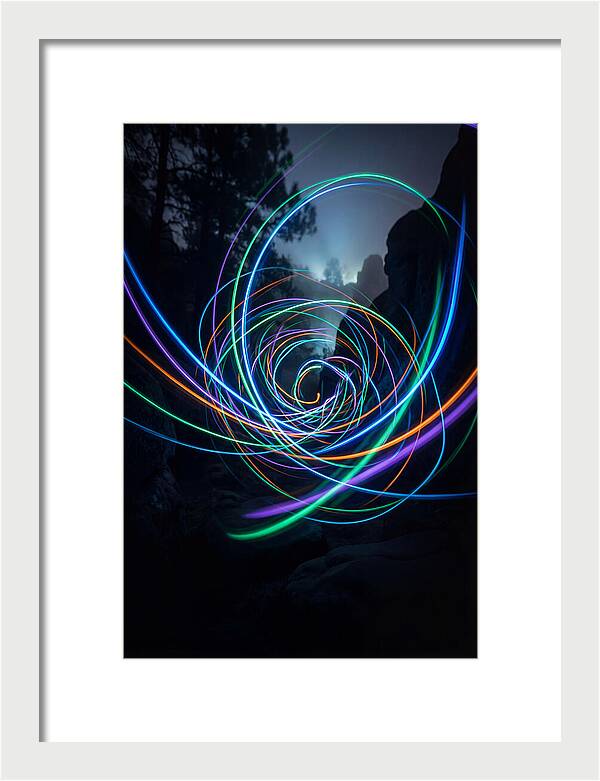Light Trails In The Night