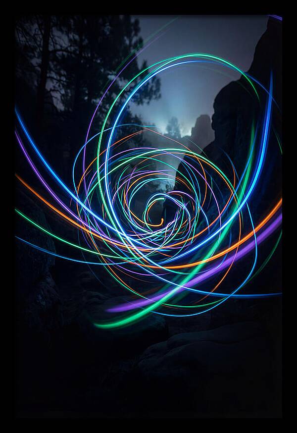 Light Trails In The Night