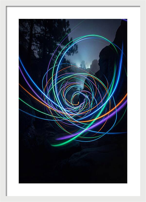 Light Trails In The Night