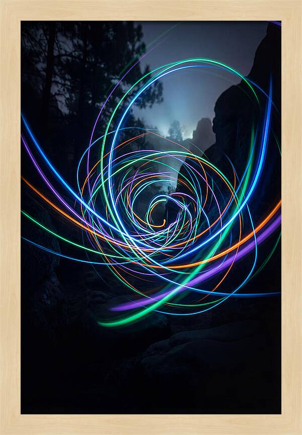 Light Trails In The Night