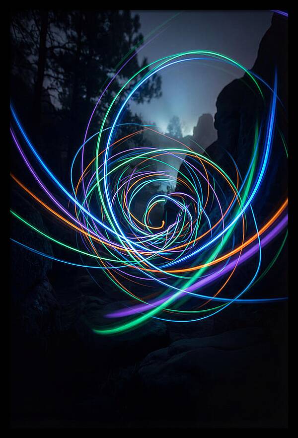 Light Trails In The Night