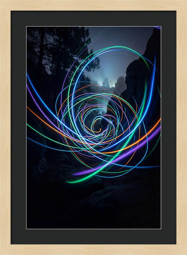Light Trails In The Night