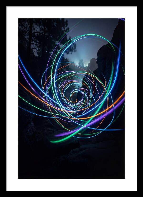 Light Trails In The Night